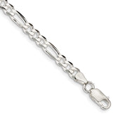 Sterling Silver 5.25mm Figaro Chain